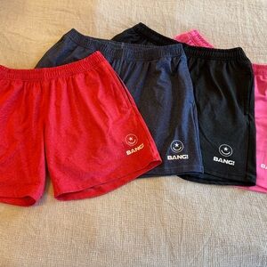 BANG! Men's Athletic Shorts - Red, Black, Pink, Blue